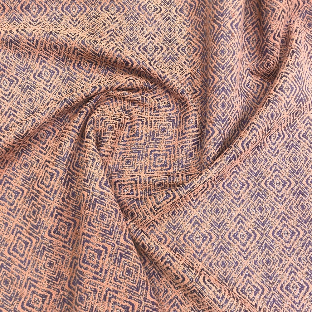 پارچه مبلی شیوا رنگ صورتی آبی کاربنی برای مبل راحتی و استیل