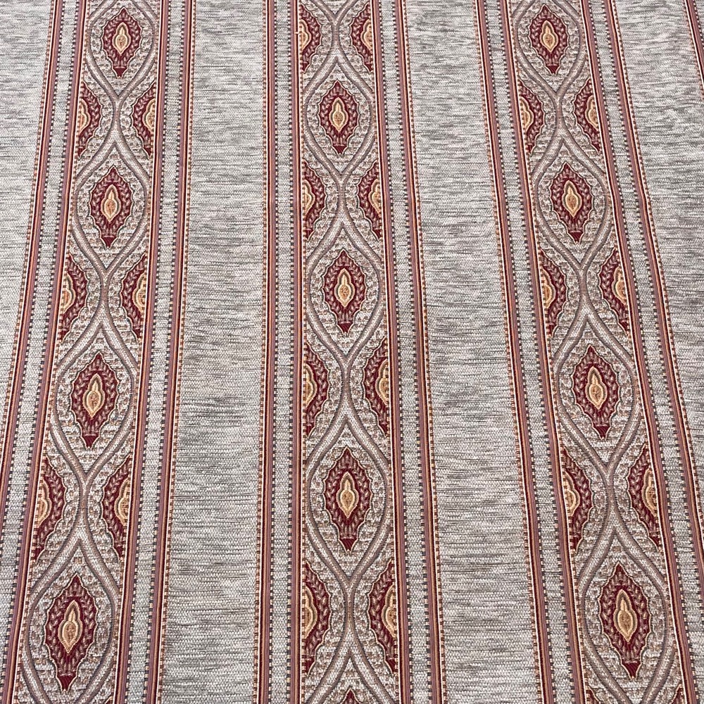 پارچه مبلی و پرده ای شیوا رنگ طوسی زرشکی برای مبل استیل و کلاسیک