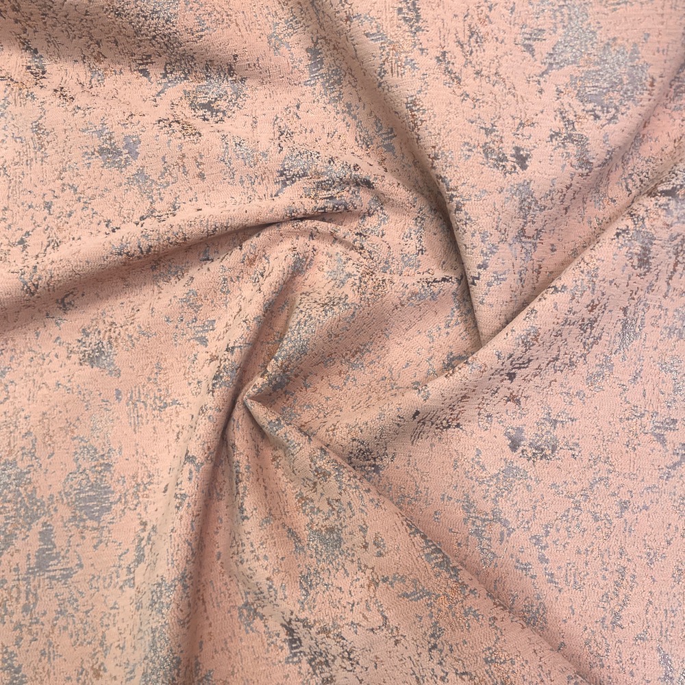 پارچه مبلی شیوا رنگ صورتی طوسی برای مبل راحتی و استیل