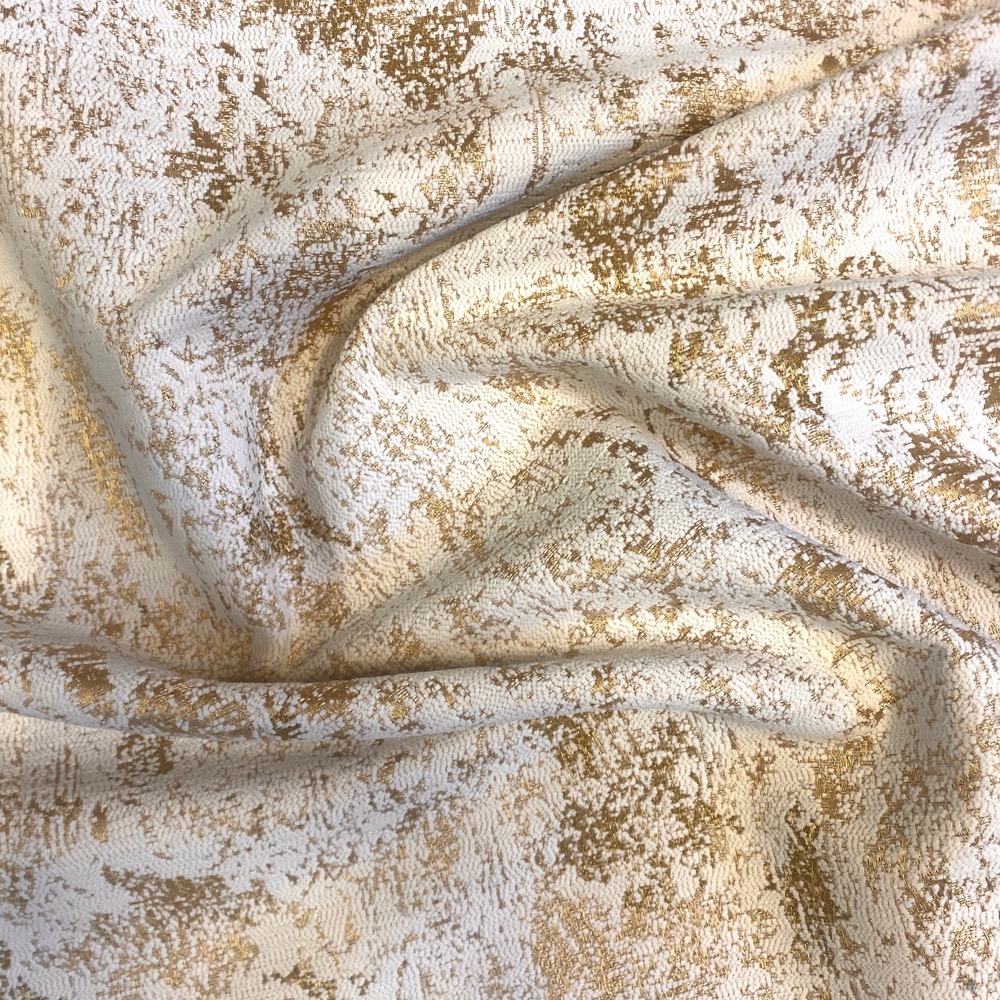 پارچه مبلی و پرده ایی شیوا رنگ کرم خردلی طلایی برای مبل راحتی