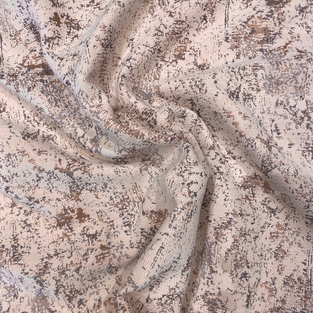 پارچه مبلی شیوا رنگ کرم صورتی برای مبل راحتی و استیل