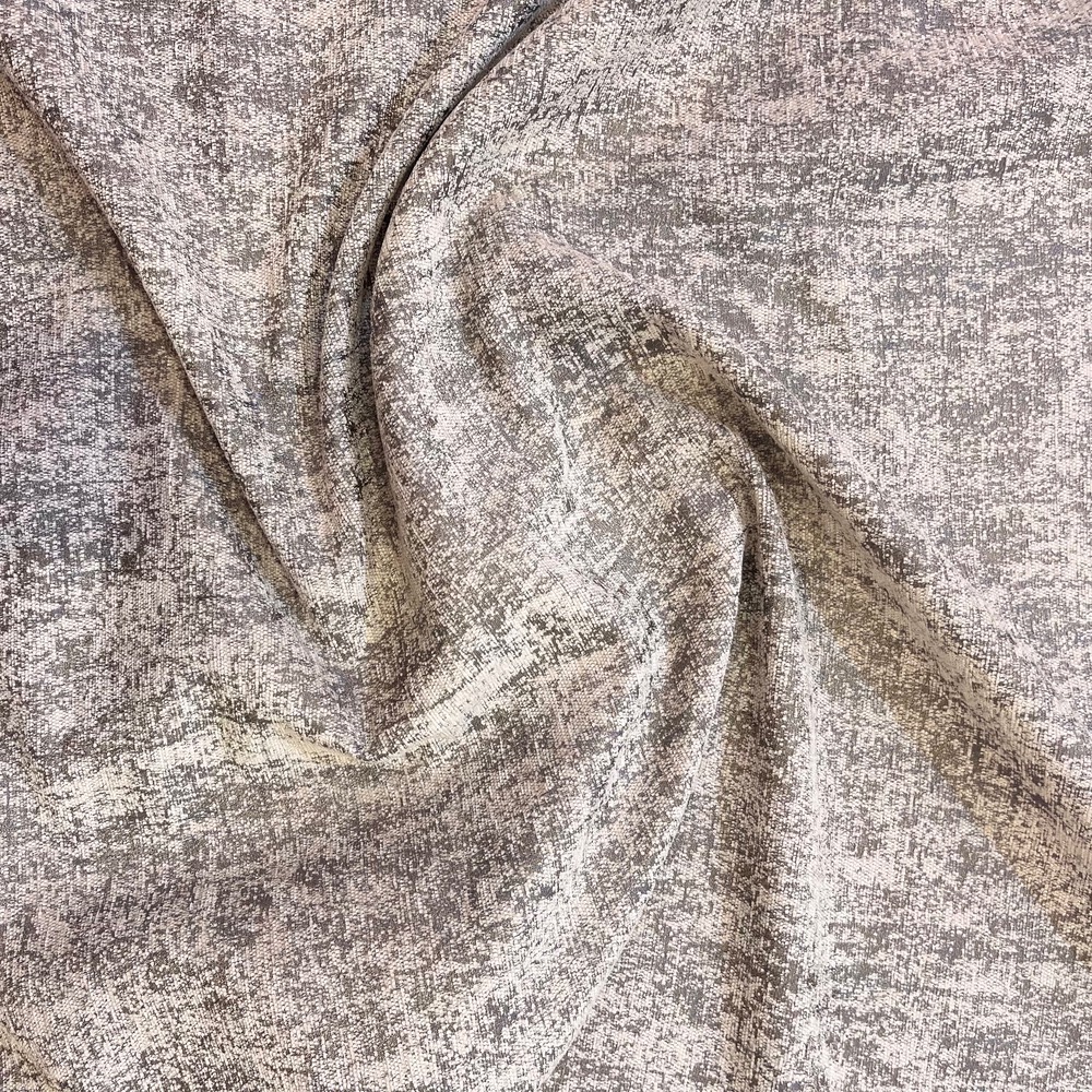 پارچه مبلی و پرده ای شیوا رنگ کرم طوسی برای مبل استیل و کلاسیک